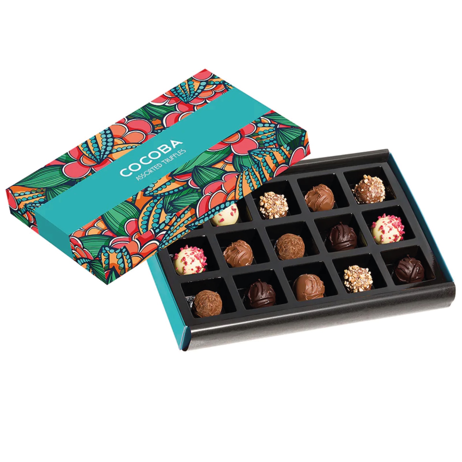 Cutie Safir - Asortiment trufe de ciocolată 180G