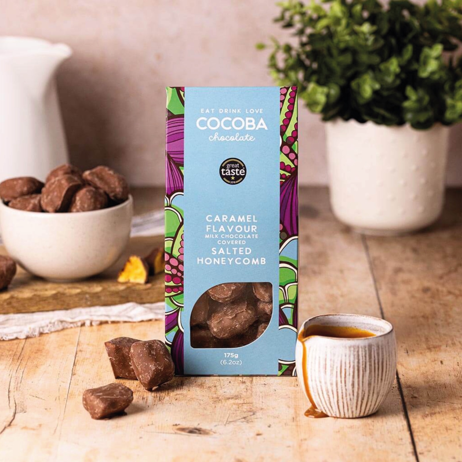 Fagure învelit în ciocolată cu lapte și caramel sărat 175G