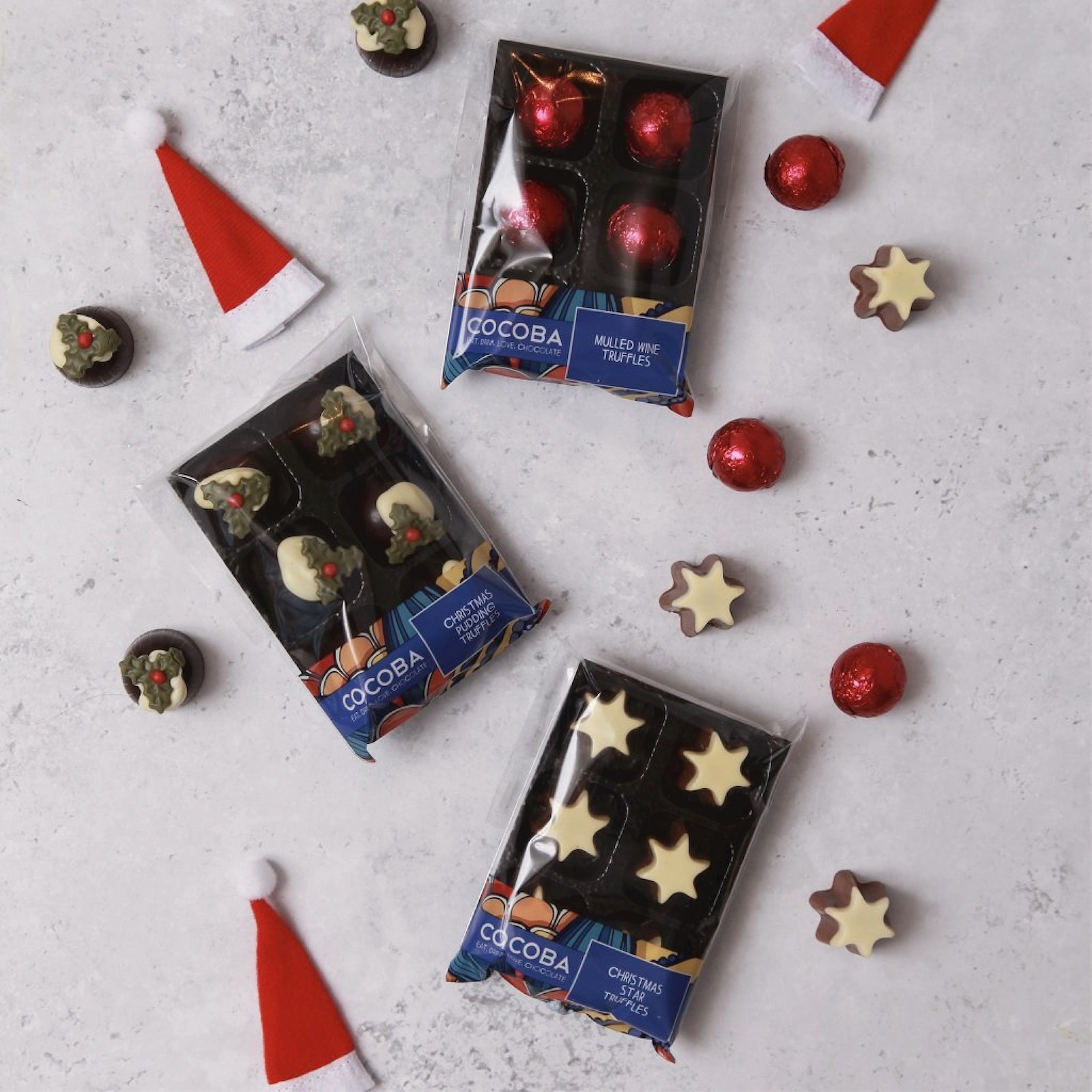 Trufe de ciocolată cu vin fiert 60G