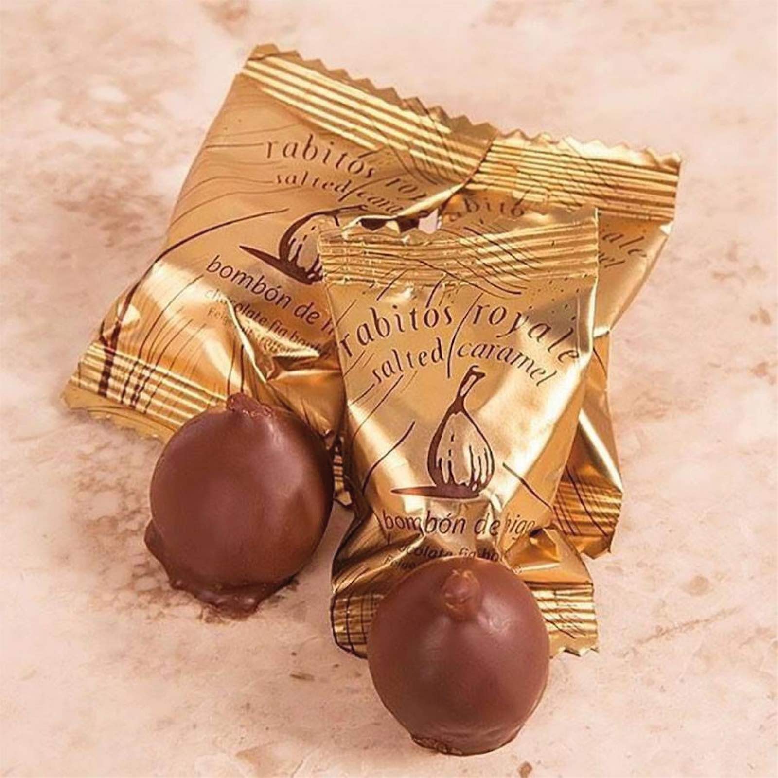 Smochine în ciocolată cu caramel sărat 142G