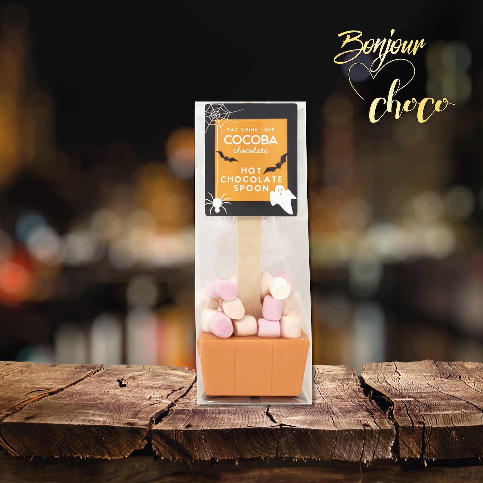 Lingură ciocolată cu portocale și bezele 50G